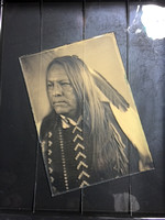Tonweya Tokaheya - Dakota Goodhouse Captured in Wet Plate