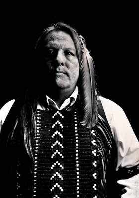 Tonweya Tokaheya - Dakota Goodhouse Captured in Wet Plate