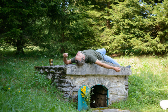 It was done at the Wet Plate Collodion Expedition 2022 in the woodland of Kočevski Rog, Slovenia.