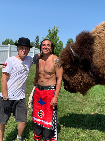 Wet Plate Collodion of Bison Buffalo